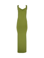 MORANA DRESS - GREEN : PASTEL GREEN