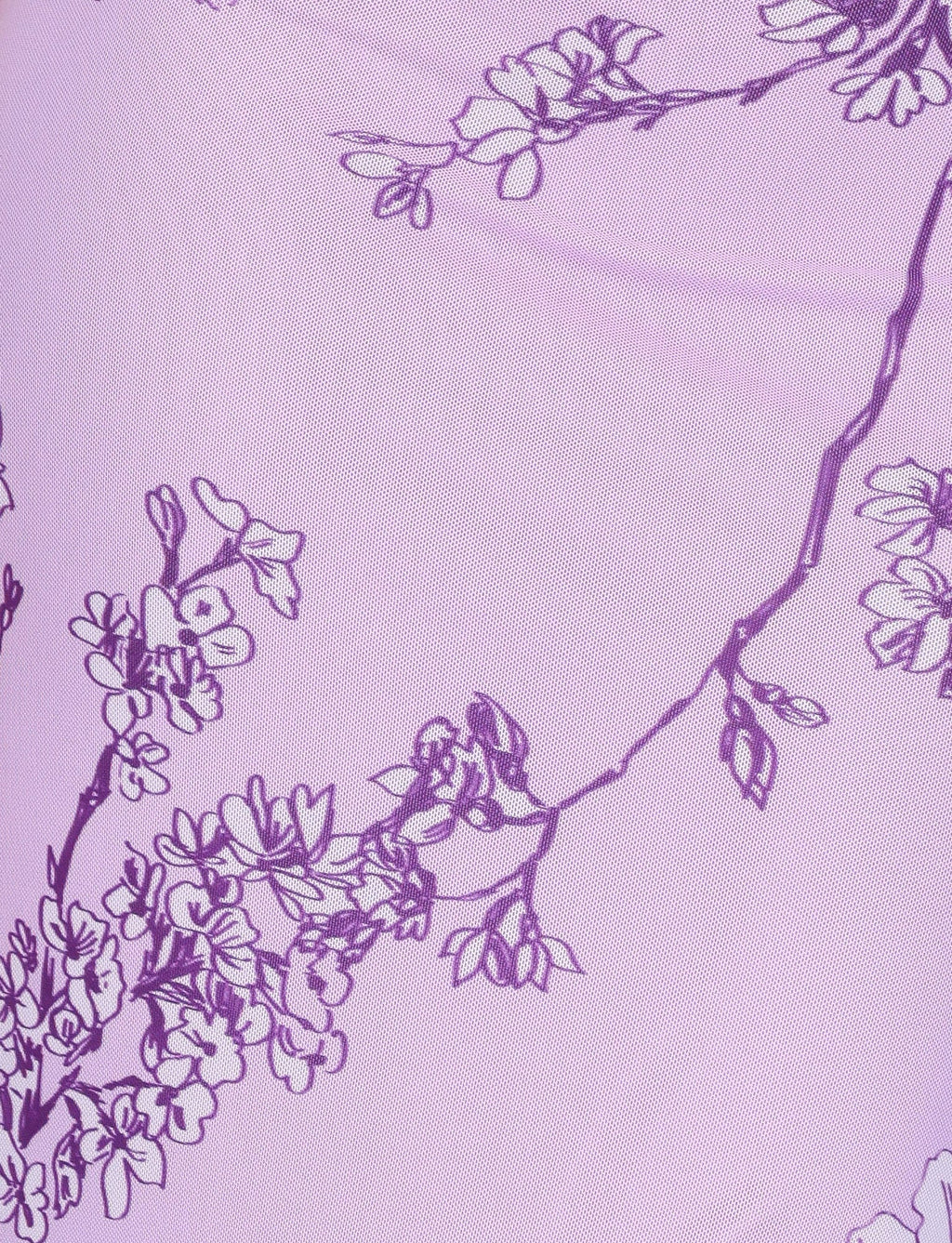 JULIANNA DRESS - PURPLE : FLORAL : PURPLE CERAMIC FLORAL