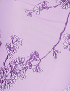 JULIANNA DRESS - PURPLE : FLORAL : PURPLE CERAMIC FLORAL