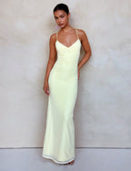 JULIANNA DRESS - YELLOW : LEMON