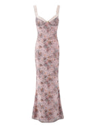 AMARAN DRESS - PINK : CAMO FLORAL