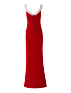 AMARAN MAXI DRESS - RED : BURGUNDY