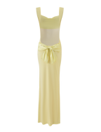 ZITA MAXI DRESS - LEMON