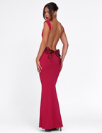 ZITA DRESS - RED : SALSA : DEEP RED