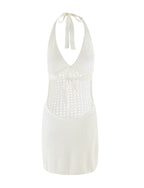 DELTA MINI DRESS - WHITE