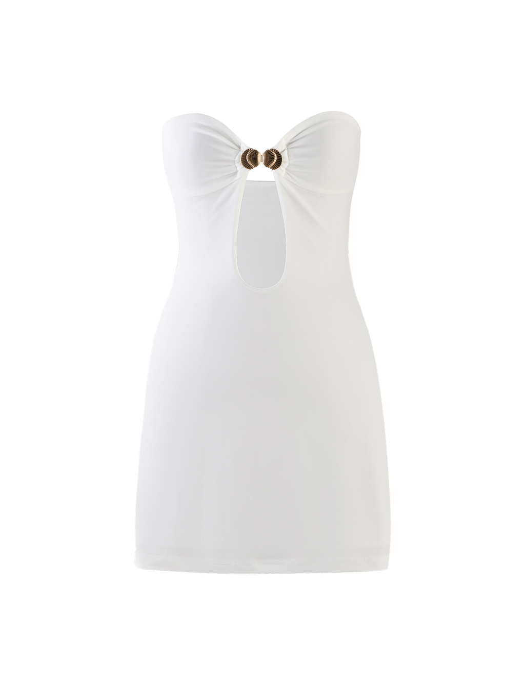 CECILY MINI DRESS - WHITE