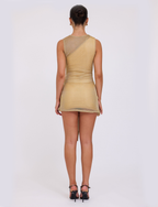 AZELMA DRESS - GOLD