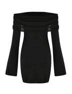 DIEDRE JUMPER DRESS - BLACK