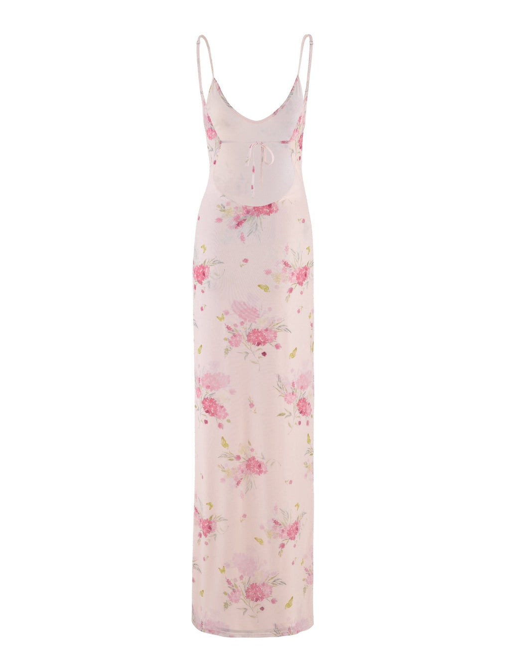 OSIRIS DRESS - PINK : FLORAL : WATER COLOUR FLORAL