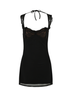 NYOMI MINI DRESS - BLACK