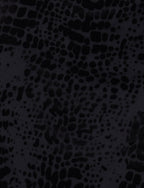 ALLIRA BURNOUT MINI DRESS 2.0 - BLACK : SNAKE