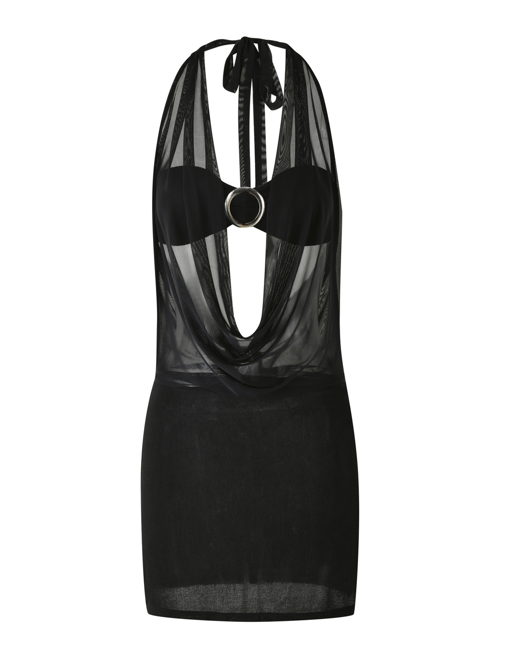 MAKENA TWO - PIECE DRESS - BLACK