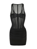 CATERINA MINI DRESS - BLACK