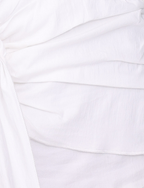 ZADIE SHIRT DRESS - WHITE