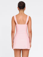 COLSON MINI DRESS - PINK : BABY PINK