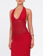 BRESILY MAXI DRESS - RED