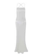 KIAH MAXI DRESS - WHITE : ICE