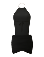 EVANNA MINI DRESS - BLACK