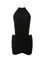 EVANNA MINI DRESS - BLACK