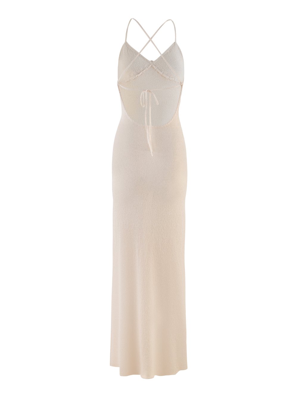 LAVELLE MAXI DRESS - WHITE : CREAM : CREAM