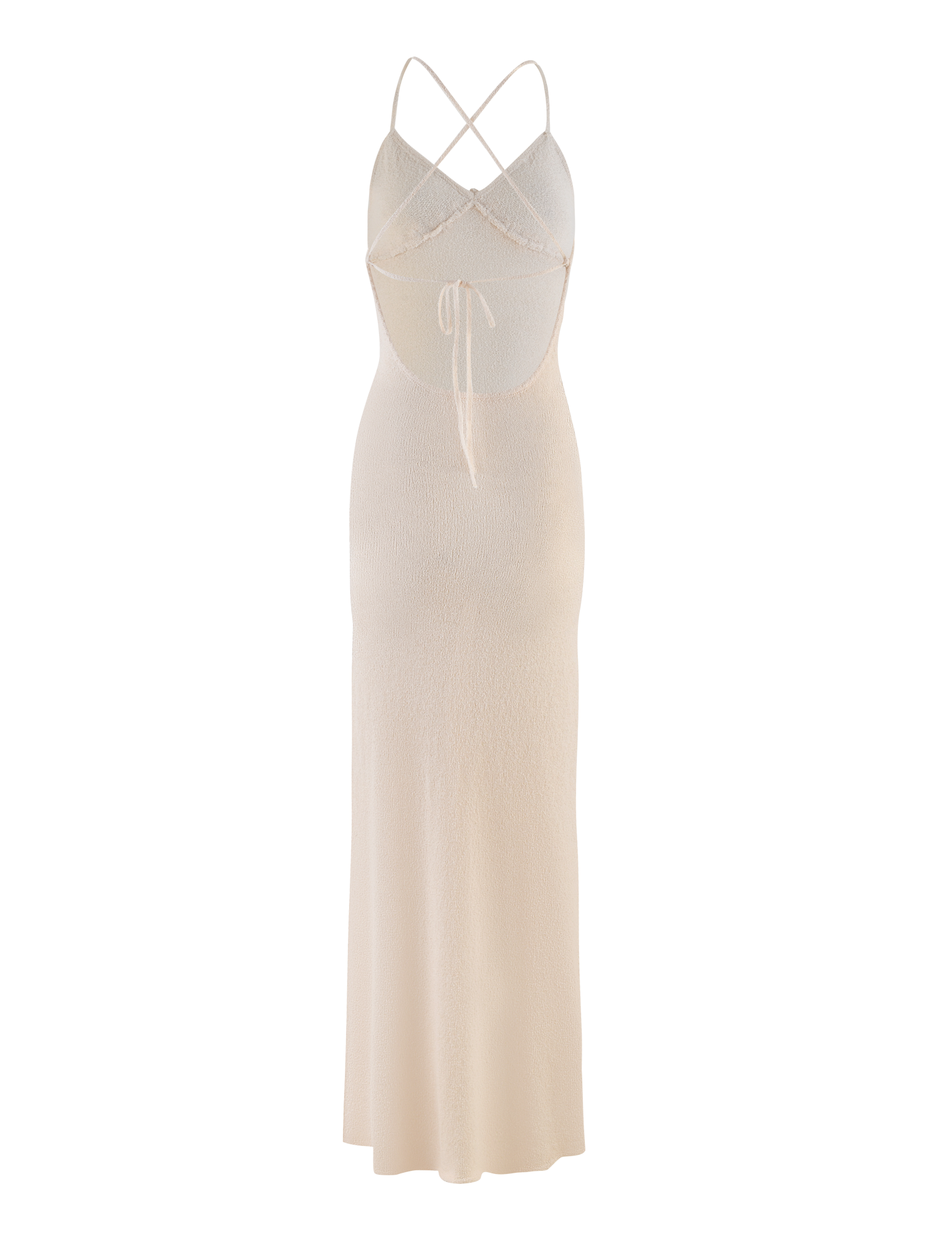 LAVELLE MAXI DRESS - WHITE : CREAM : CREAM