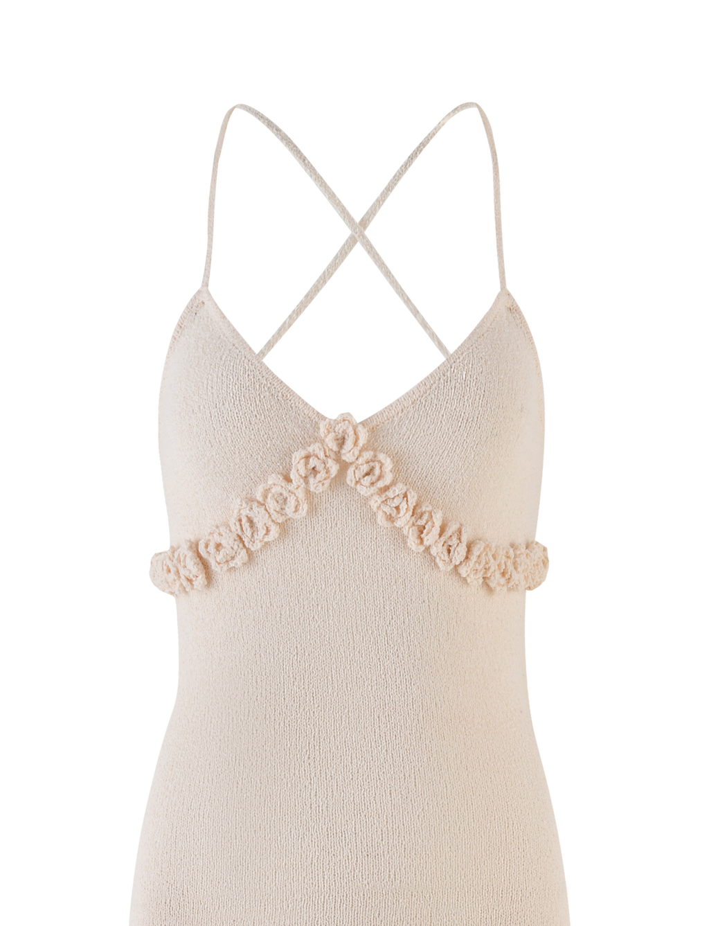 LAVELLE MAXI DRESS - WHITE : CREAM : CREAM