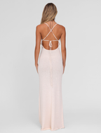 LAVELLE MAXI DRESS - WHITE : CREAM : CREAM