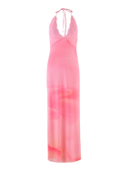 DENAE MAXI DRESS - PINK : FLORAL : PINK BLOSSOM