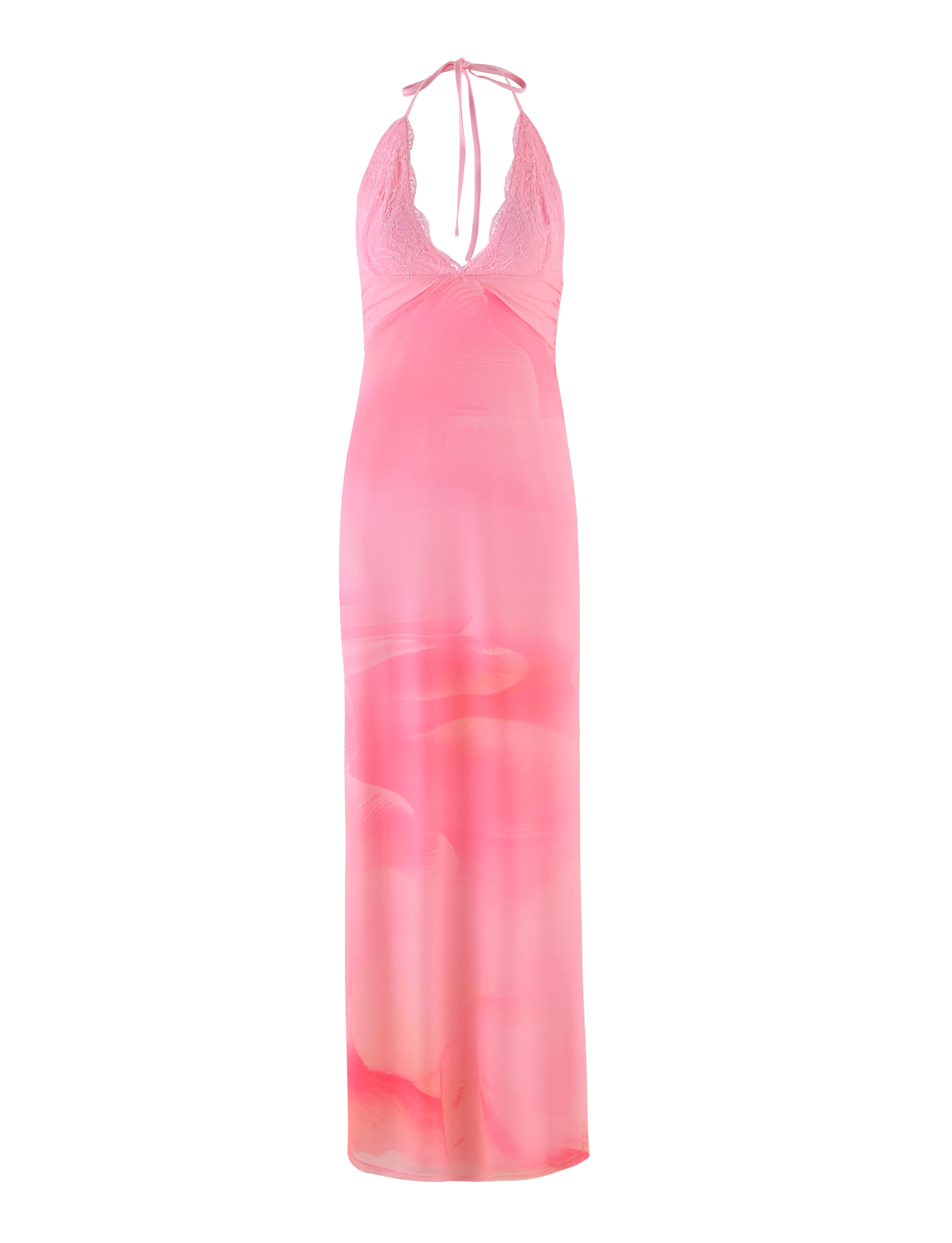 DENAE MAXI DRESS - PINK : FLORAL : PINK BLOSSOM