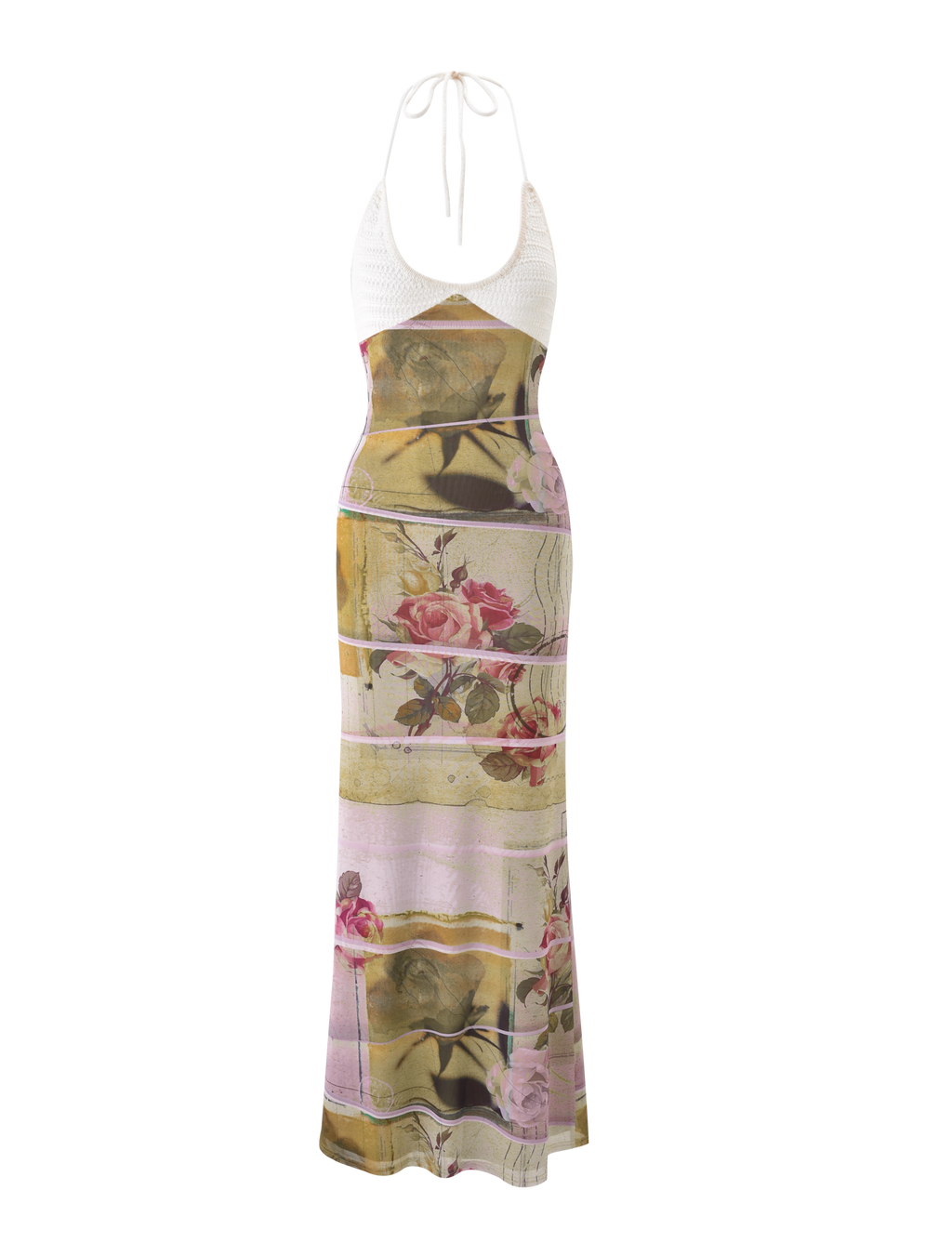 TILLEY MAXI DRESS - ROSE POSTCARD