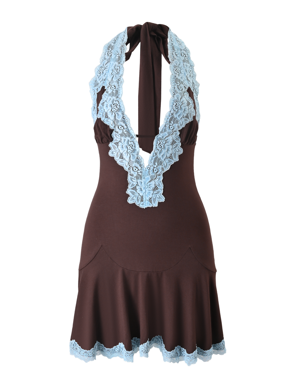 TALIYAH MINI DRESS - CHOCOLATE