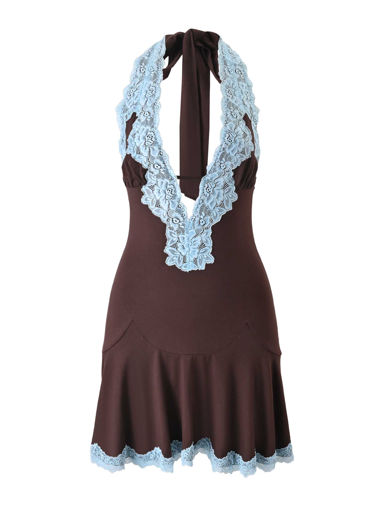 TALIYAH MINI DRESS - CHOCOLATE