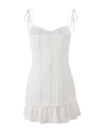 RANIA MINI DRESS - OFF WHITE
