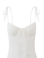 RANIA MINI DRESS - OFF WHITE