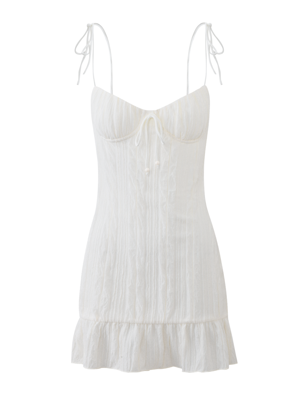 RANIA MINI DRESS - OFF WHITE