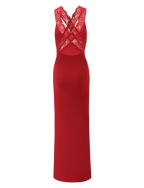 SERAPHINE MAXI DRESS - RED