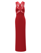 SERAPHINE MAXI DRESS - RED
