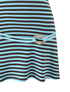 CELESTE MINI DRESS - BLUE STRIPE