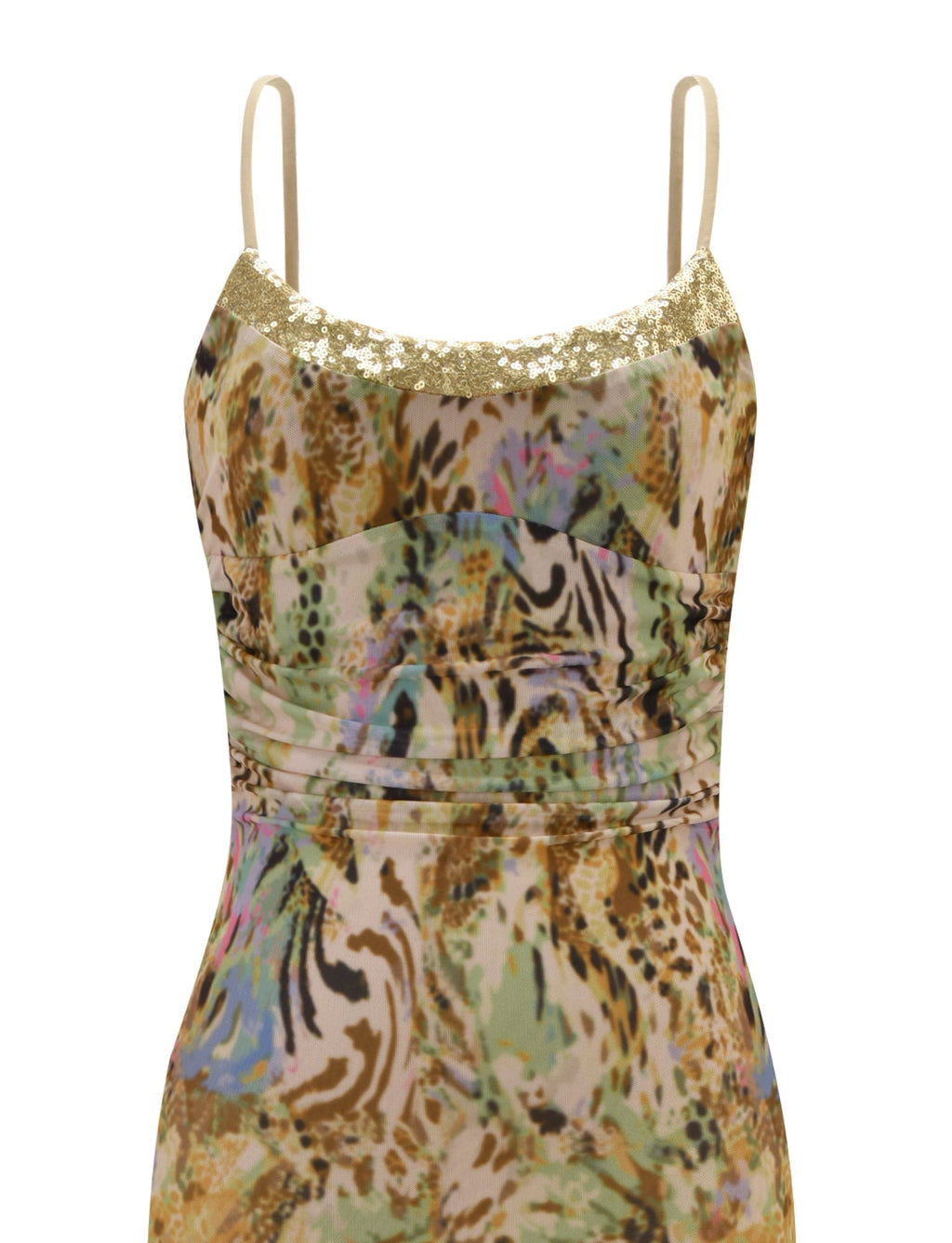 ELYSIUM MAXI DRESS - ANIMAL SWIRL