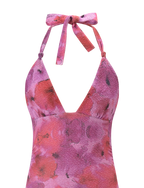 TALYN MINI DRESS - PINK SPARKLE FLORAL