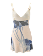 ROSY MINI DRESS - INDIGO FLORAL