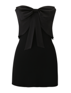GROVE MINI DRESS - BLACK
