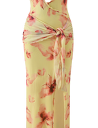ALLEGRA MAXI DRESS - YELLOW WATERCOLOUR FLORAL