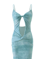 GARNET MAXI DRESS - TEAL BUTTERFLY PAISLEY