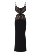 WISTERIA MAXI DRESS - BLACK