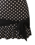 TOVE MINI DRESS - BLACK POLKA DOT