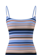 MINERVA MINI DRESS - BLUE STRIPE