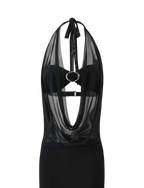 MAKENA TWO - PIECE MAXI DRESS - BLACK