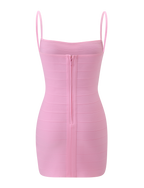 MIDORI BANDAGE DRESS - BABY PINK