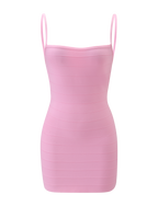 MIDORI BANDAGE DRESS - BABY PINK